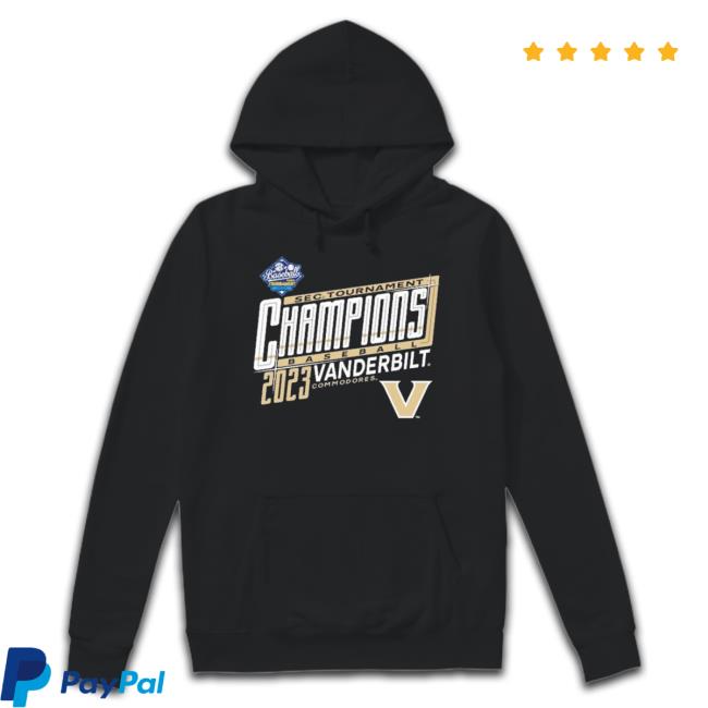 Vanderbilt Commodores 2023 Sec Baseball Conference Tournament Champions shirt