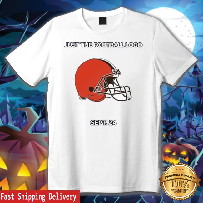 Official Cleveland Browns Just The Football Logo Sept 24 Shirt