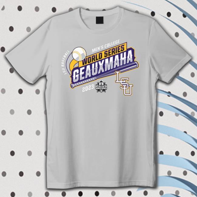 Blue 84 Gray Lsu Tigers 2023 Ncaa Men's Baseball College World Series Shirt