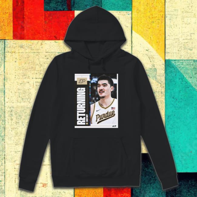 Purdue Men’S Basketball Zach Edey Returning shirt, hoodie, tank top, sweater and long sleeve t-shirt