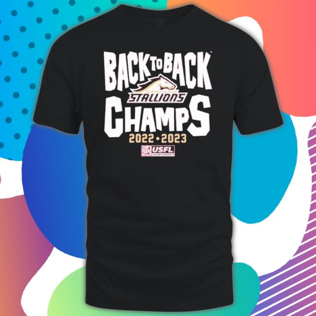 Birmingham Stallions Back-To-Back Champs shirt