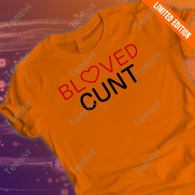 Top R Weirddalle Beloved Cunt Hooded Sweatshirt