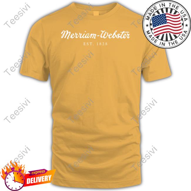 Official Merriam Webster Vintage Logo Long Sleeve Shirt